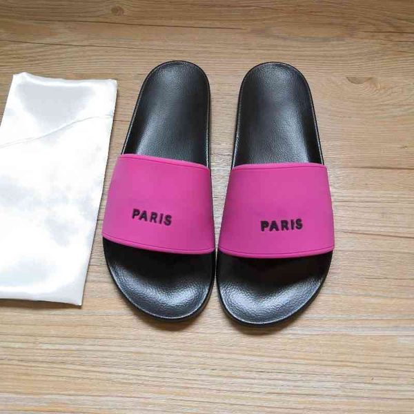 fashion 21ss paris slide sandals slippers for men women with original box designer beach flip flops slipper quality, Black
fashion 21ss paris slide sandals slippers for men women with original box designer beach flip flops slipper quality, Black