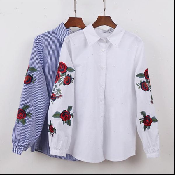 women white floral embroidered blouse and long sleeve turn down collar elegant shirt blusas mujer de moda 2021
women white floral embroidered blouse and long sleeve turn down collar elegant shirt blusas mujer de moda 2021