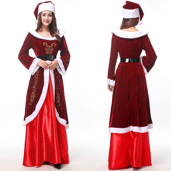 mascot doll costume woman christmas new year xmas classical queen court dress girl halloween costume princess party role play make up outfi, Red;yellow
mascot doll costume woman christmas new year xmas classical queen court dress girl halloween costume princess party role play make up outfi, Red;yellow
