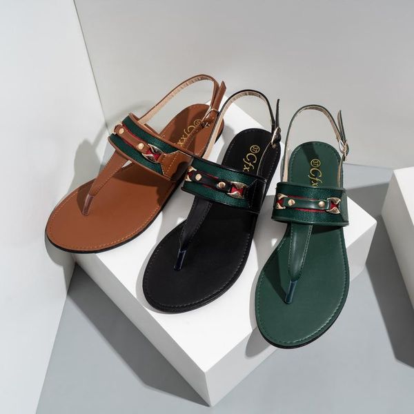 sandals women's summer metal decoration ladies shoes 2021 casual fashion woman beach pu leather female flip flops, Black
sandals women's summer metal decoration ladies shoes 2021 casual fashion woman beach pu leather female flip flops, Black