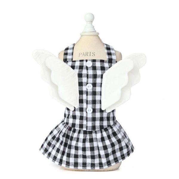 dog apparel pet dress shirt 100% cotton plaid&wings cat puppy vest skirt spring/summer clothes
dog apparel pet dress shirt 100% cotton plaid&wings cat puppy vest skirt spring/summer clothes