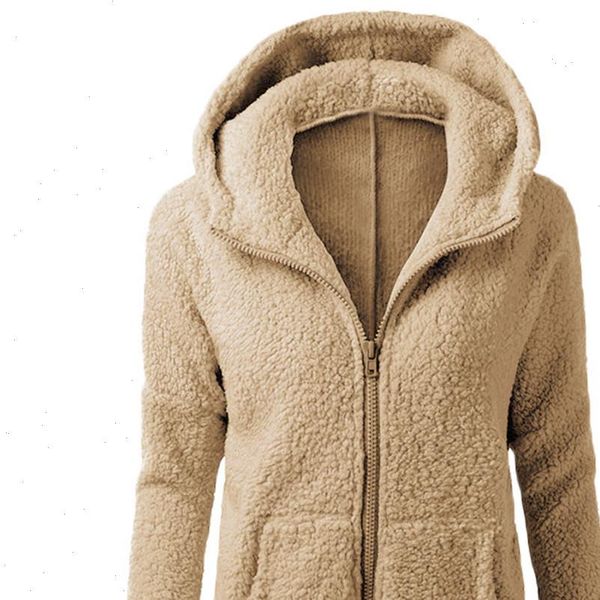 women plush fleece hoodies hooded sweatshirt coat winter warm wool zipper coat cotton coat outwear women jumper 20, Black
women plush fleece hoodies hooded sweatshirt coat winter warm wool zipper coat cotton coat outwear women jumper 20, Black
