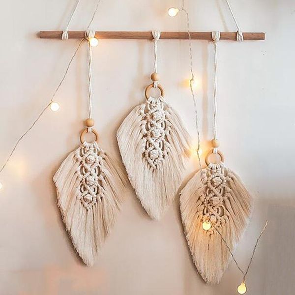 decorative objects & figurines bohemian handmade macrame wall hanging weave leaf tapestry decor nordic living room bedroom headboard decorat
decorative objects & figurines bohemian handmade macrame wall hanging weave leaf tapestry decor nordic living room bedroom headboard decorat
