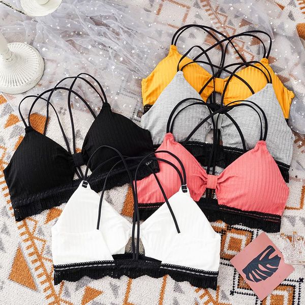 bras women lace active bra push up wireless bralette female fashion thin straps underwear beauty back padded lingerie, Red;black
bras women lace active bra push up wireless bralette female fashion thin straps underwear beauty back padded lingerie, Red;black