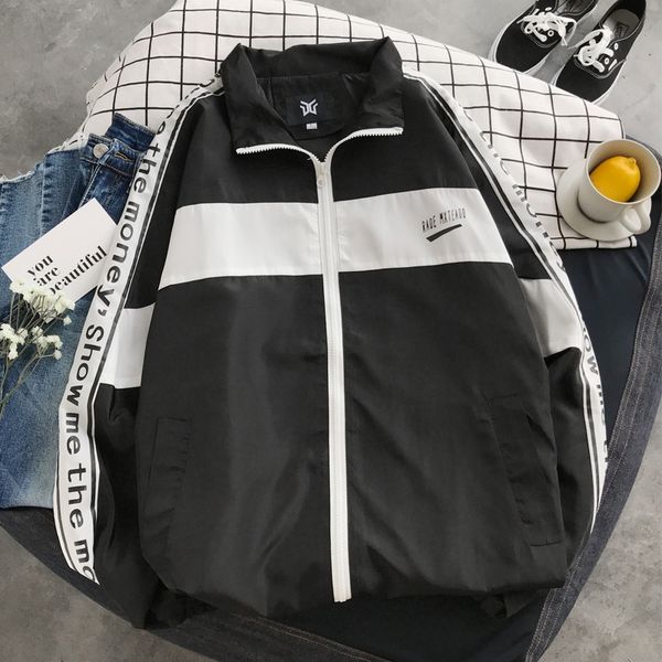 men's korean loose young students baseball work autumn winter fashion jacket, Black;brown
men's korean loose young students baseball work autumn winter fashion jacket, Black;brown