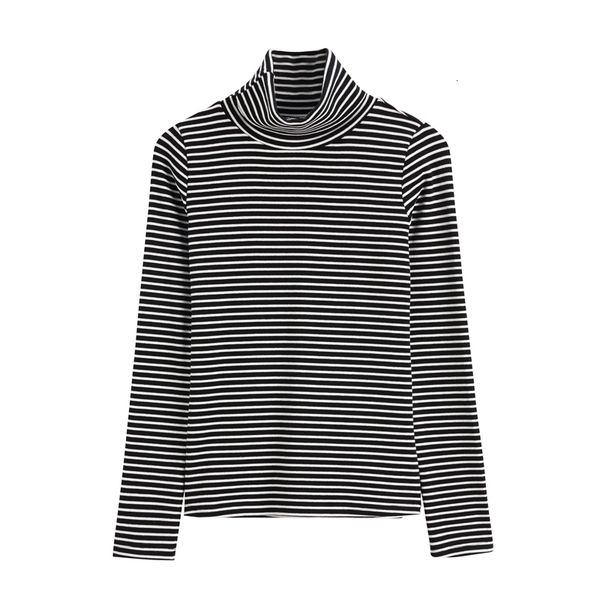 women's t-shirt spring urtleneck striped shirts long sleeve 97% cotton shirt clothes slim fashion ops u0le, White
women's t-shirt spring urtleneck striped shirts long sleeve 97% cotton shirt clothes slim fashion ops u0le, White