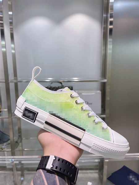 fashion 21ss oblique printing platform high-quality men's and women's triple retro shoes, shoe size 35-46 mjkjjm003, Black
