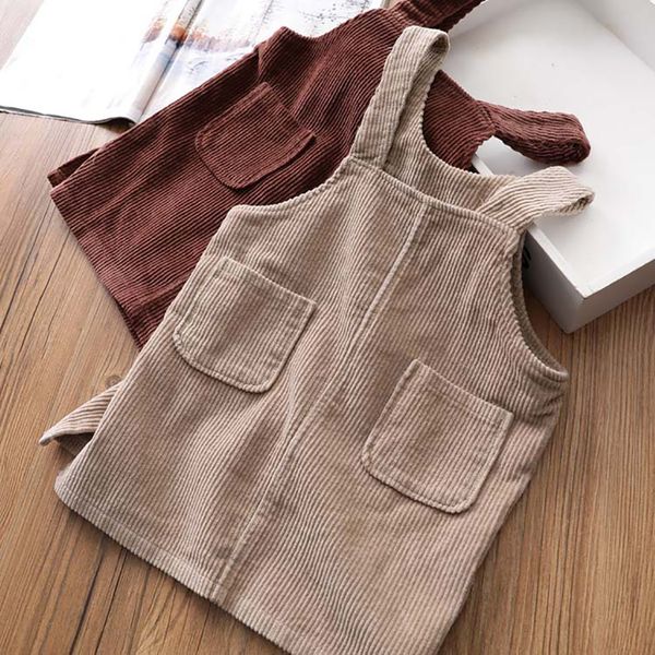 corduroy girls sundress loose braces dress baby girl strap dresses for girls color overalls kids girls jumpsuit 210225, Red;yellow
corduroy girls sundress loose braces dress baby girl strap dresses for girls color overalls kids girls jumpsuit 210225, Red;yellow