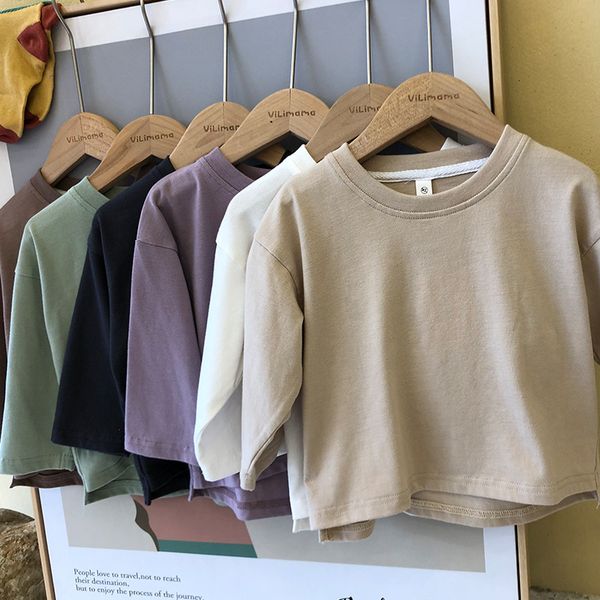 korean autumn winter new mother william 2020 base coat cotton long sleeve t-shirt knitting versatile children, Black;white
korean autumn winter new mother william 2020 base coat cotton long sleeve t-shirt knitting versatile children, Black;white