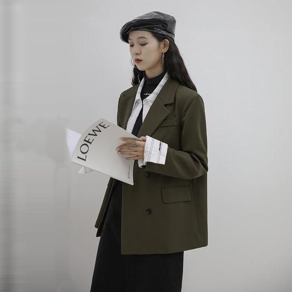 women's suits & blazers casual jacket women thin office lady lapel long sleeve coat suit easy cardigan solid color womens, White;black
women's suits & blazers casual jacket women thin office lady lapel long sleeve coat suit easy cardigan solid color womens, White;black