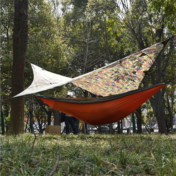 waterproof tarp garden holiday sun shelter trilateral 275x275cm camouflage awning canopy include accessories rope and nails
waterproof tarp garden holiday sun shelter trilateral 275x275cm camouflage awning canopy include accessories rope and nails