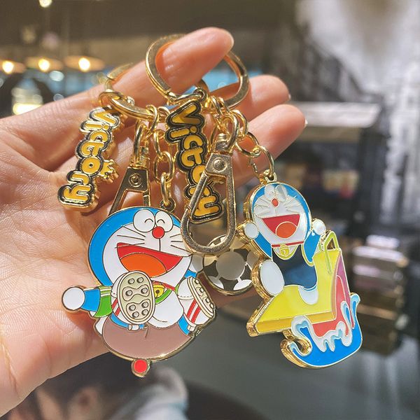 2021 fashion keychain genuine doraemon metal car key chain creative cartoon jingle cat waist hanging simple bag pendant, Silver
2021 fashion keychain genuine doraemon metal car key chain creative cartoon jingle cat waist hanging simple bag pendant, Silver