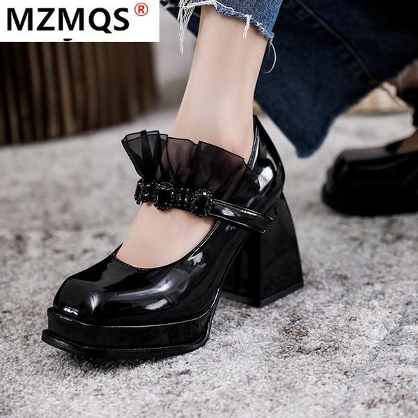 dress shoes woman high heels slip on black leather lace-up mary jane 2021 chunky sandals square toe shallow mouth crossdresse
dress shoes woman high heels slip on black leather lace-up mary jane 2021 chunky sandals square toe shallow mouth crossdresse