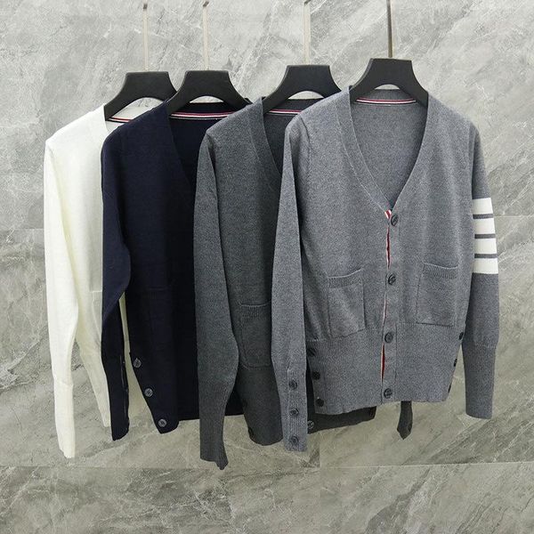 women's knits & tees 2021 fashion brand sweaters women slim fit v-neck cardigans clothing striped cotton spring and autumn casual coat, White
women's knits & tees 2021 fashion brand sweaters women slim fit v-neck cardigans clothing striped cotton spring and autumn casual coat, White
