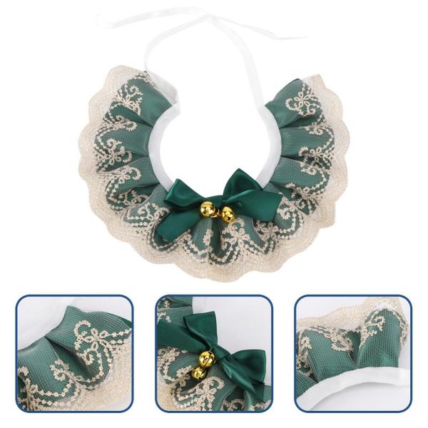 cat collars & leads 1pc bell lace pet scarf delicate dog bib neckerchief((25-30cm) 
cat collars & leads 1pc bell lace pet scarf delicate dog bib neckerchief((25-30cm)