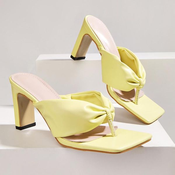 sandals women slippers casual flip flops yellow high heel summer sliders shoes square toe tong femme, Black
sandals women slippers casual flip flops yellow high heel summer sliders shoes square toe tong femme, Black
