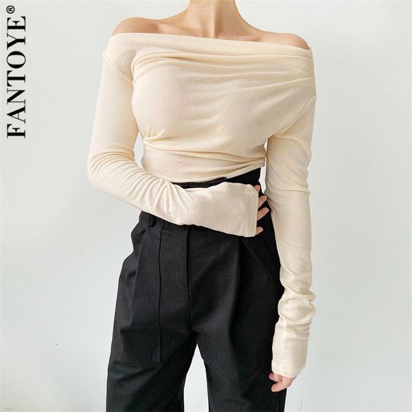 new fashion solid off the shoulder long sleeve women slash neck slim tshirts black casual basic outfits spring 2021 beh1, White
new fashion solid off the shoulder long sleeve women slash neck slim tshirts black casual basic outfits spring 2021 beh1, White