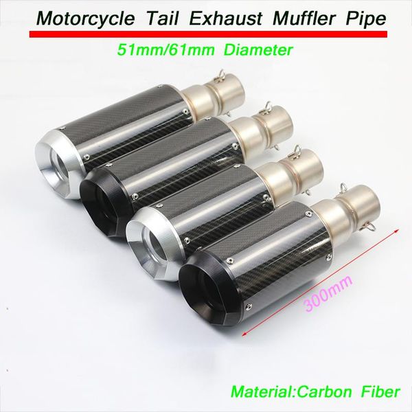 motorcycle exhaust system tail muffler pipe db killer link 51mm 61mm head carbon fiber baffler silp on
motorcycle exhaust system tail muffler pipe db killer link 51mm 61mm head carbon fiber baffler silp on