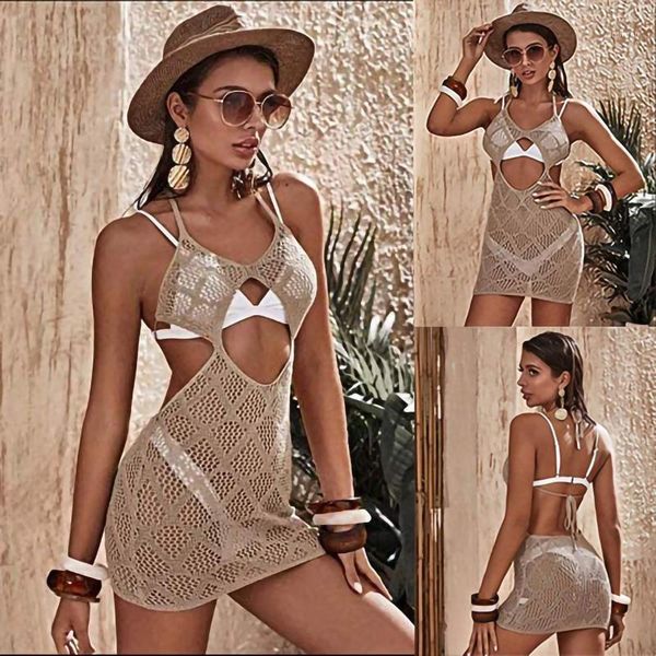 women's swimwear women hollow beach dresses solid color backless vacation swimsuit midi traje de baño mujer 2021, White;black
women's swimwear women hollow beach dresses solid color backless vacation swimsuit midi traje de baño mujer 2021, White;black
