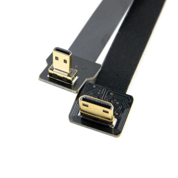 audio cables & connectors 50cm 90 degree up angled fpv micro male to mini fpc flat cable for multicopter aerial pography 0.1m 0.2
audio cables & connectors 50cm 90 degree up angled fpv micro male to mini fpc flat cable for multicopter aerial pography 0.1m 0.2
