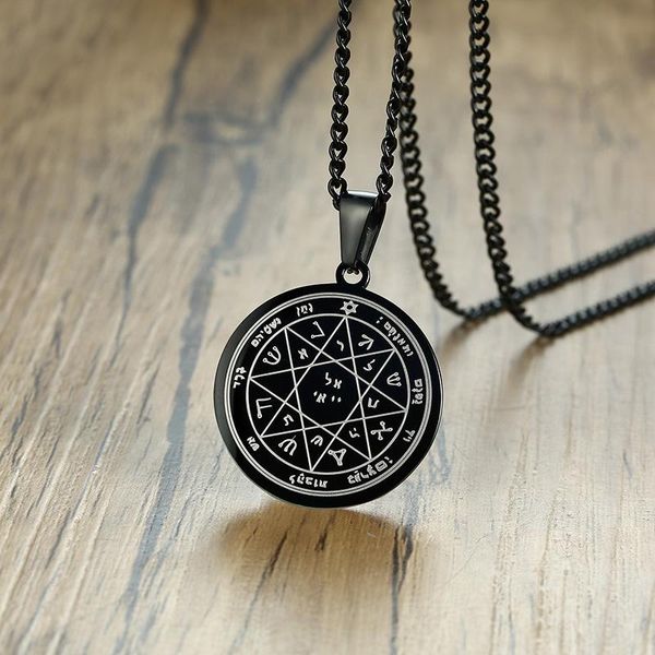 pendant necklaces pentacle of mercury talisman key solomon hermetic enochian kabbalah pagan wiccan jewelry, Silver
pendant necklaces pentacle of mercury talisman key solomon hermetic enochian kabbalah pagan wiccan jewelry, Silver