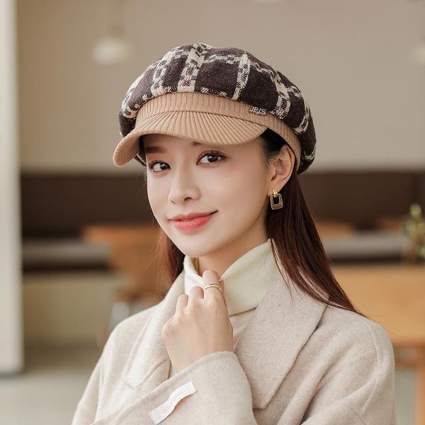 stingy brim hats fashion auutmn winter for women solid plain octagonal sboy caps men ladies casual wool hat grain beret painter cap, Blue;gray
stingy brim hats fashion auutmn winter for women solid plain octagonal sboy caps men ladies casual wool hat grain beret painter cap, Blue;gray