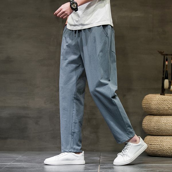 men's straight harem korean style man loose ankle-length trousers hip hop streetwear male casual pants 2021 new wmy8 scl7, Black
men's straight harem korean style man loose ankle-length trousers hip hop streetwear male casual pants 2021 new wmy8 scl7, Black