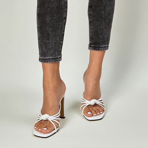 2021 summer new fashion narrow band white women mules high heels womens slippers sandals square open toed ladies shoes kjsb, Black
2021 summer new fashion narrow band white women mules high heels womens slippers sandals square open toed ladies shoes kjsb, Black