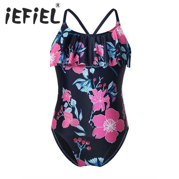 kids girls ruffle neck spaghetti straps criss cross floral pattern beach leotard bikini swimwear bathing suits holiday beachwear
kids girls ruffle neck spaghetti straps criss cross floral pattern beach leotard bikini swimwear bathing suits holiday beachwear