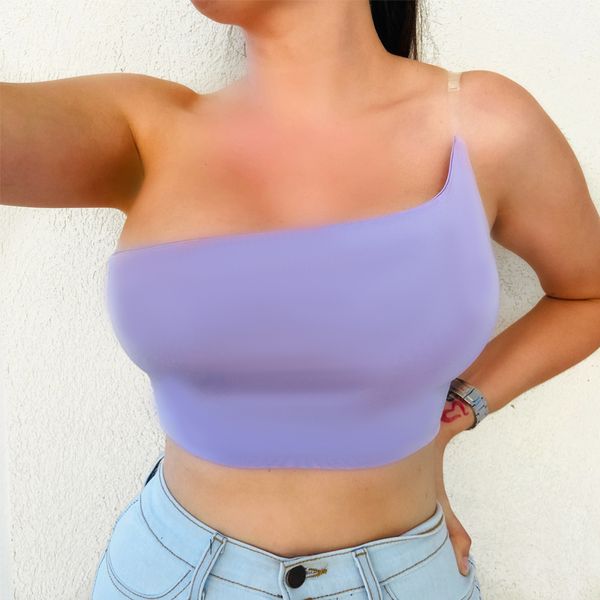 2021 new arrivals summer fashion cute single shoudler strapless white purple black blue high street women camis
2021 new arrivals summer fashion cute single shoudler strapless white purple black blue high street women camis