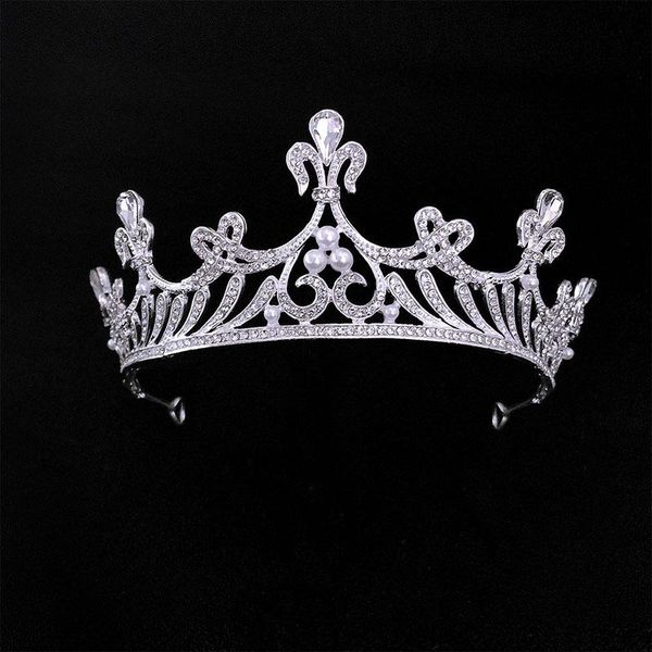 hair clips & barrettes getnoivas handmade crown alloy rhinestone pearl silver color tiara women wedding headdress bride hairband jewelry sl, Golden;silver
hair clips & barrettes getnoivas handmade crown alloy rhinestone pearl silver color tiara women wedding headdress bride hairband jewelry sl, Golden;silver