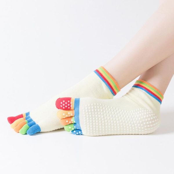 sports socks women yoga anti-slip five fingers silicone non-slip 5 toe ballet gym fitness cotton, Black
sports socks women yoga anti-slip five fingers silicone non-slip 5 toe ballet gym fitness cotton, Black