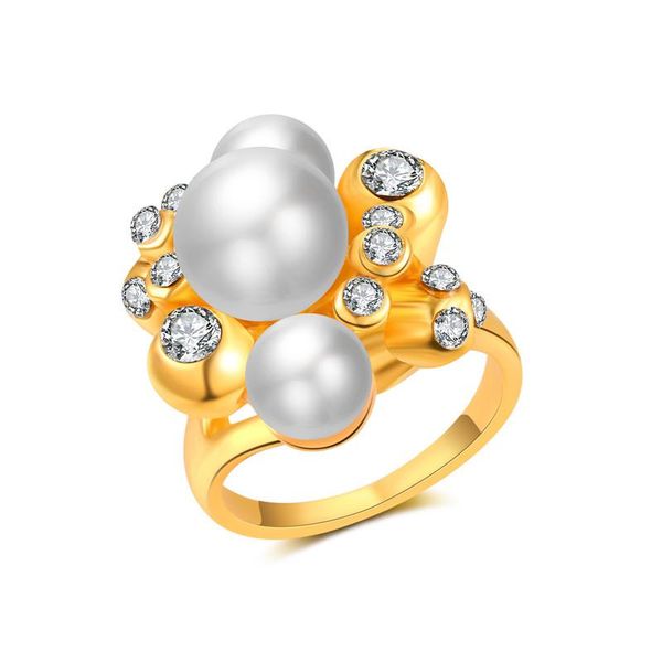 cluster rings gold color ring classic exquisite temperament female fashion inlaid pearl zircon hand jewelry engagement, Golden;silver
cluster rings gold color ring classic exquisite temperament female fashion inlaid pearl zircon hand jewelry engagement, Golden;silver
