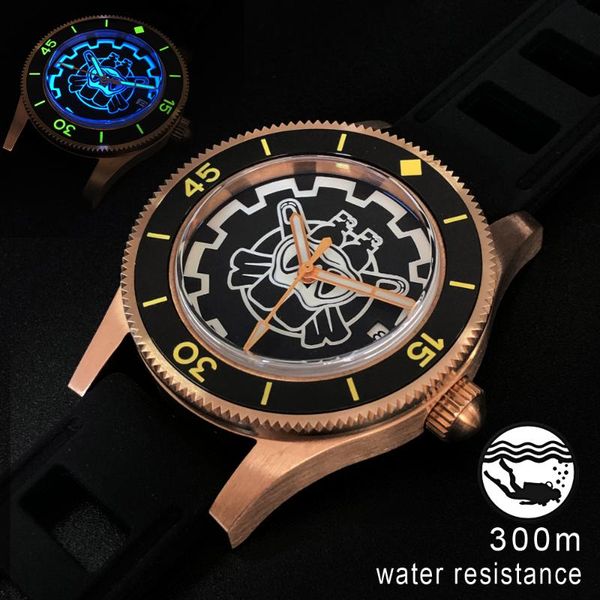 wristwatches steeldive cusn 8 tin bronze automatic mechanical diving watch c3 super luminous watches nh35 dive 300m, Slivery;brown
wristwatches steeldive cusn 8 tin bronze automatic mechanical diving watch c3 super luminous watches nh35 dive 300m, Slivery;brown