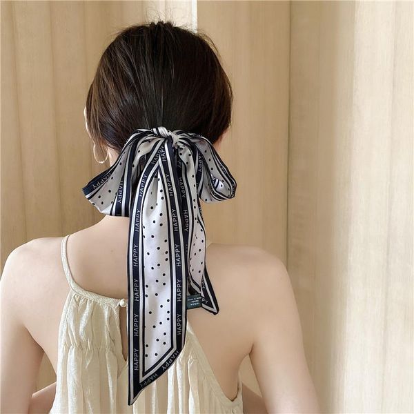 scarves french elegant letter polka dot advanced multifunctional 6x100cm hair ribbon female tie scarf minority long, Blue;gray
scarves french elegant letter polka dot advanced multifunctional 6x100cm hair ribbon female tie scarf minority long, Blue;gray