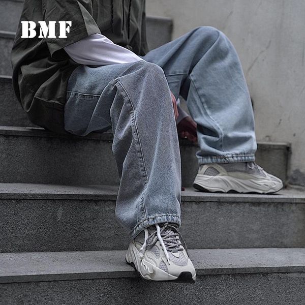 hip hop loose cargo jeans korean fashion casual overalls streetwear denim straight pants men clothing kpop trousers male, Blue
hip hop loose cargo jeans korean fashion casual overalls streetwear denim straight pants men clothing kpop trousers male, Blue