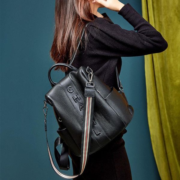 women backpack female 2021 fashion ladies backpack new shoulder bag multi-purpose casual travel bag simple cowhide big
women backpack female 2021 fashion ladies backpack new shoulder bag multi-purpose casual travel bag simple cowhide big