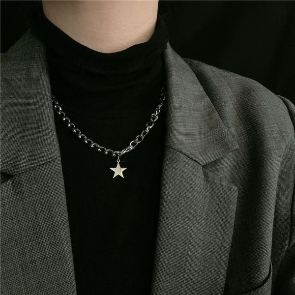 hbp stainless steel pentagram letter necklace women's niche design sweater net red ins personalized hip hop neck chain fashion, Silver
hbp stainless steel pentagram letter necklace women's niche design sweater net red ins personalized hip hop neck chain fashion, Silver