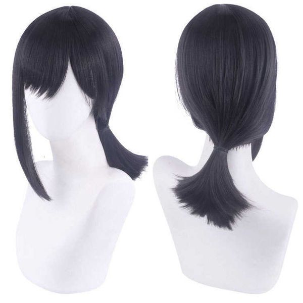 master shengda cosplay wig chainsaw man dongshan red yin yang sideburns small tail, Black
master shengda cosplay wig chainsaw man dongshan red yin yang sideburns small tail, Black