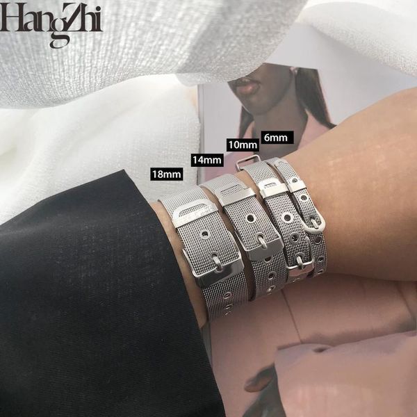 hangzhi cool hip hop adjustable stainless steel watch belt wide titanium steel punk minimalist bracelet for women men coupl, Black
hangzhi cool hip hop adjustable stainless steel watch belt wide titanium steel punk minimalist bracelet for women men coupl, Black