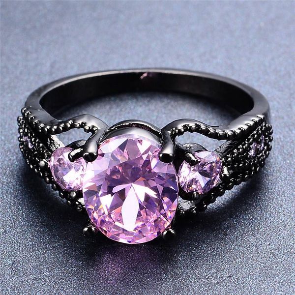 wedding rings trendy female pink crystal thin ring vintage 14kt black gold for women charm oval zircon stone engagement, Slivery;golden
wedding rings trendy female pink crystal thin ring vintage 14kt black gold for women charm oval zircon stone engagement, Slivery;golden