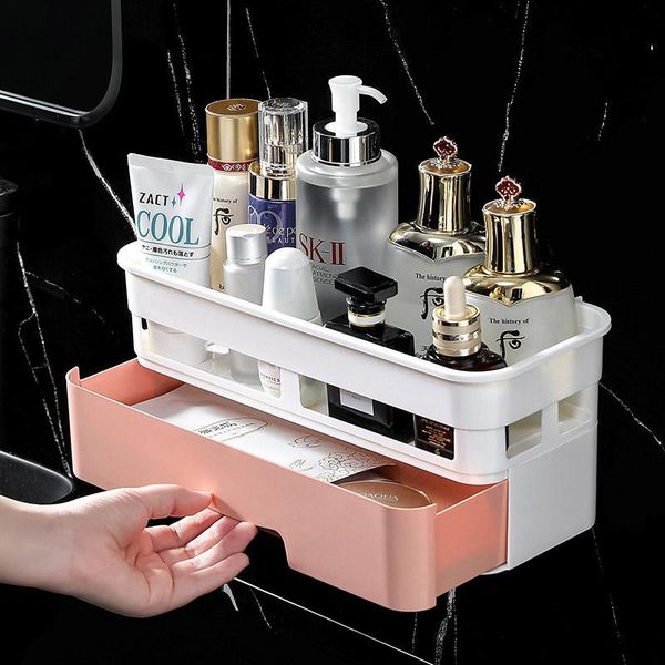 hooks & rails wall-mounted storage rack deskwith drawer cosmetics home bathroom living room hanging punch tool
hooks & rails wall-mounted storage rack deskwith drawer cosmetics home bathroom living room hanging punch tool