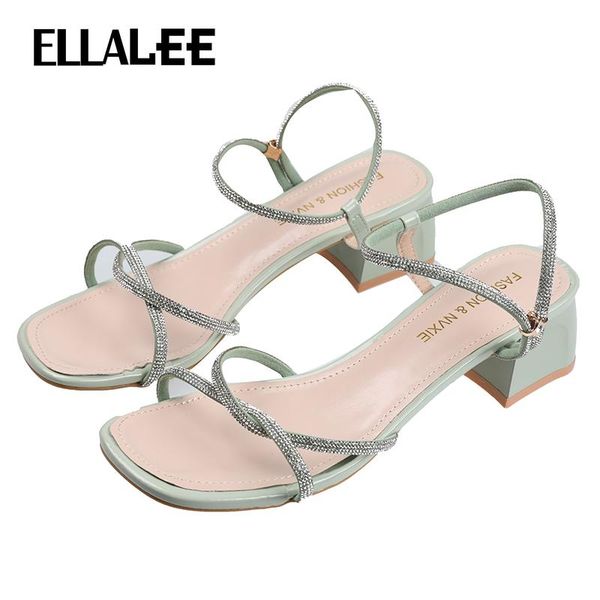sandals ellalee women mid heels mature ankle strap crystal summer back straps square heel casual office ladies shoes, Black
sandals ellalee women mid heels mature ankle strap crystal summer back straps square heel casual office ladies shoes, Black