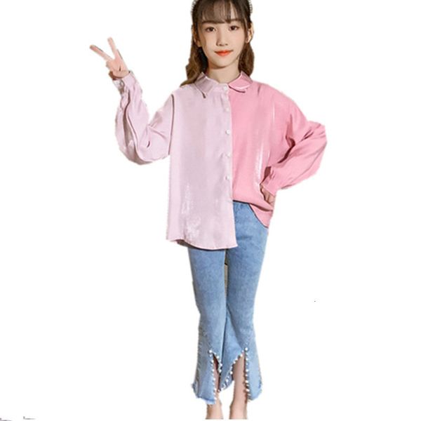 2021 new set of clothes splice shirt jeans children spring sweaters up fashion suits for girls 6 8 10-12 years old 8e4k, White
2021 new set of clothes splice shirt jeans children spring sweaters up fashion suits for girls 6 8 10-12 years old 8e4k, White