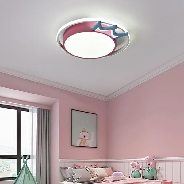 ceiling lights cartoon nursery crown lamps for children's kids room boys girls blue pink bedroom lighting led sconce luminaire 110-220v
ceiling lights cartoon nursery crown lamps for children's kids room boys girls blue pink bedroom lighting led sconce luminaire 110-220v