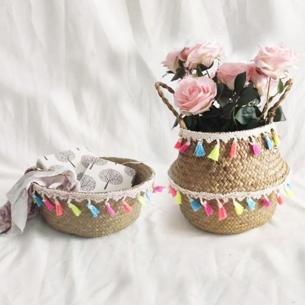 storage baskets seagrass woven basket plant wicker hanging garden flower vase potted foldable pot with handle
storage baskets seagrass woven basket plant wicker hanging garden flower vase potted foldable pot with handle