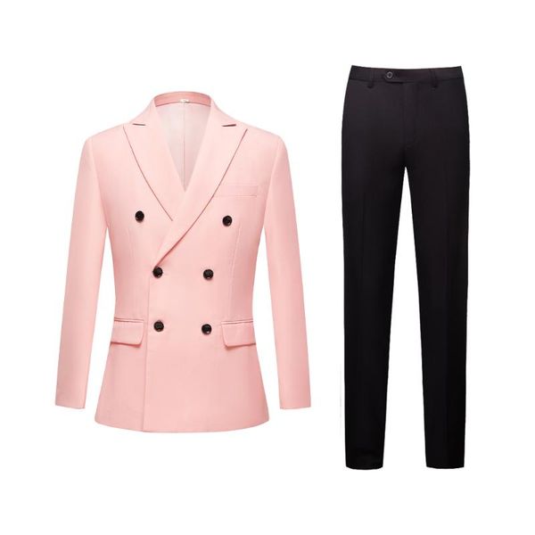 men's suits & blazers wholesale autumn pink large 2-piece suit wedding groom and man double row button solid color, White;black
men's suits & blazers wholesale autumn pink large 2-piece suit wedding groom and man double row button solid color, White;black