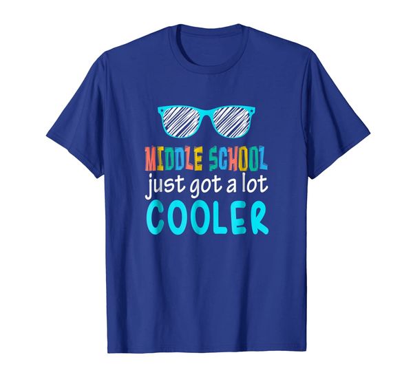 middle school just got a lot cooler team t shirt, White;black
middle school just got a lot cooler team t shirt, White;black