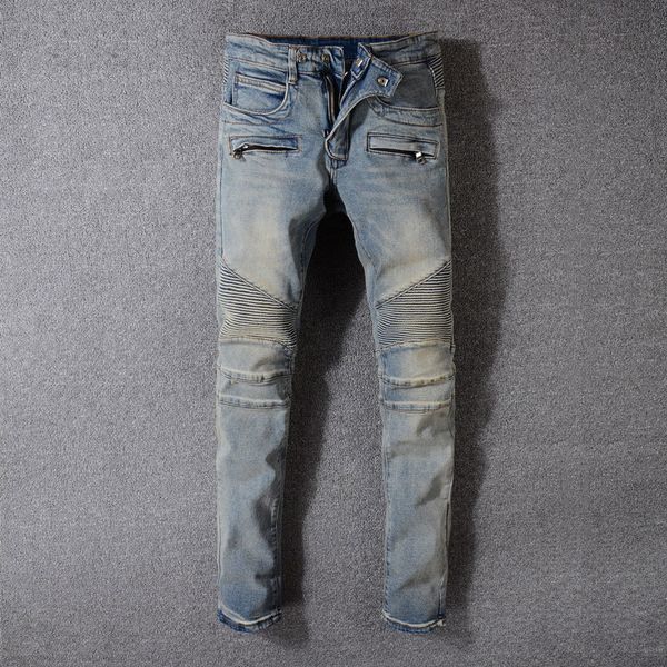 2021 new european high street fashion retro washed zipper pockets denim cargo pants hombre american streetwear biker jeans men wcyn, Blue
2021 new european high street fashion retro washed zipper pockets denim cargo pants hombre american streetwear biker jeans men wcyn, Blue