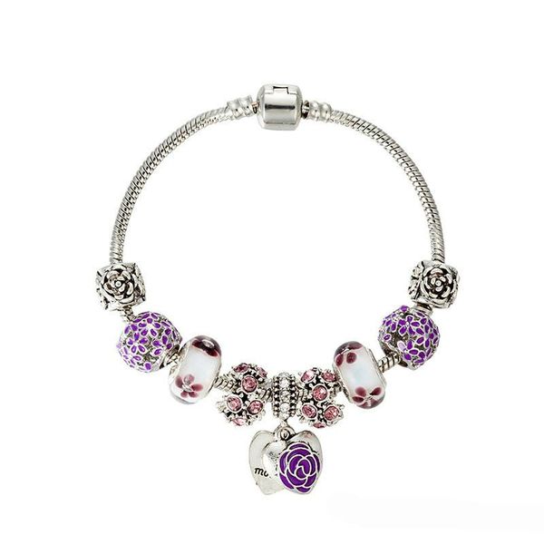 charm bracelets 2021 retro silver plated heart pendant fashion cute little pand women's lucky bracelet with chamilia beads jewelry, Golden;silver
charm bracelets 2021 retro silver plated heart pendant fashion cute little pand women's lucky bracelet with chamilia beads jewelry, Golden;silver